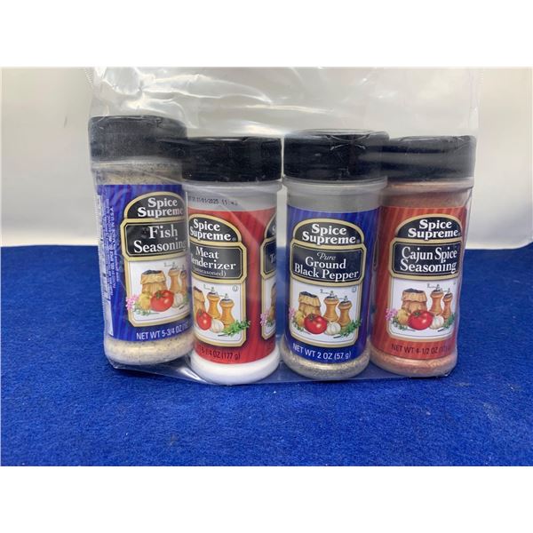 Lot of Assorted Spice Supreme Seasonings (4ct)