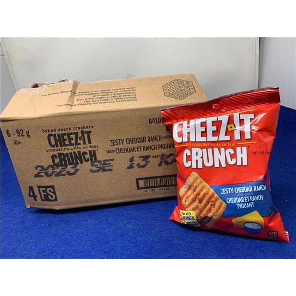 Cheeze It Crunch Zesty Cheddar Ranch Snacks (6 x 92g)