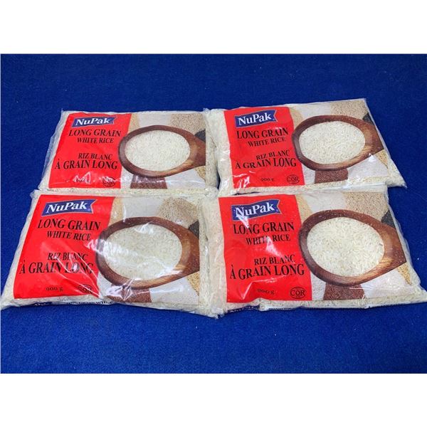 NuPak Long Grain White Rice (4 x 900g)