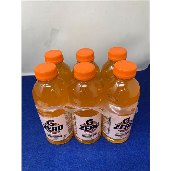 G Zero Orange Sugar Free Electrolyte Beverage (6 x 591ml)