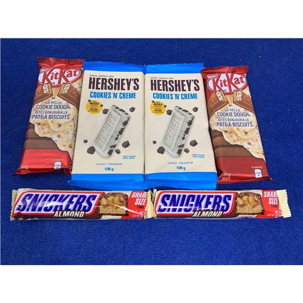 Lot of Assorted Candy Bars (6ct)