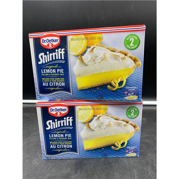 Dr. Oetker Shirriff Original Lemon Pie Filling & Dessert Mix (2 x 425g)