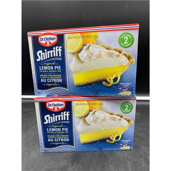 Dr. Oetker Shirriff Original Lemon Pie Filling & Dessert Mix (2 x 425g)