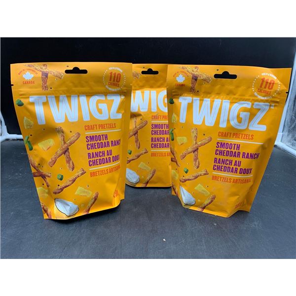 Twigz Craft Pretzels- Smooth Cheddar Ranch (3 x 130g)