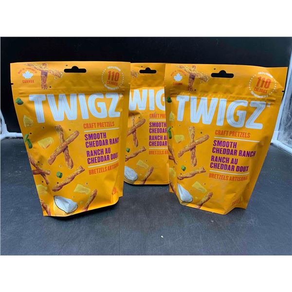 Twigz Craft Pretzels- Smooth Cheddar Ranch (3 x 130g)