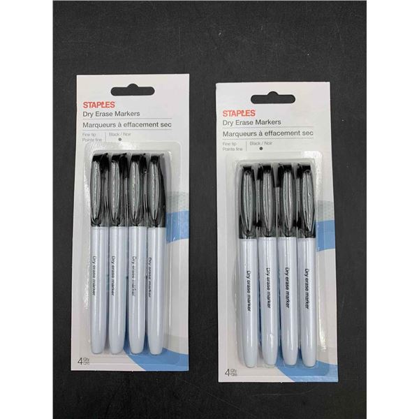 Dry Erase Markers-Black (2 x 4)