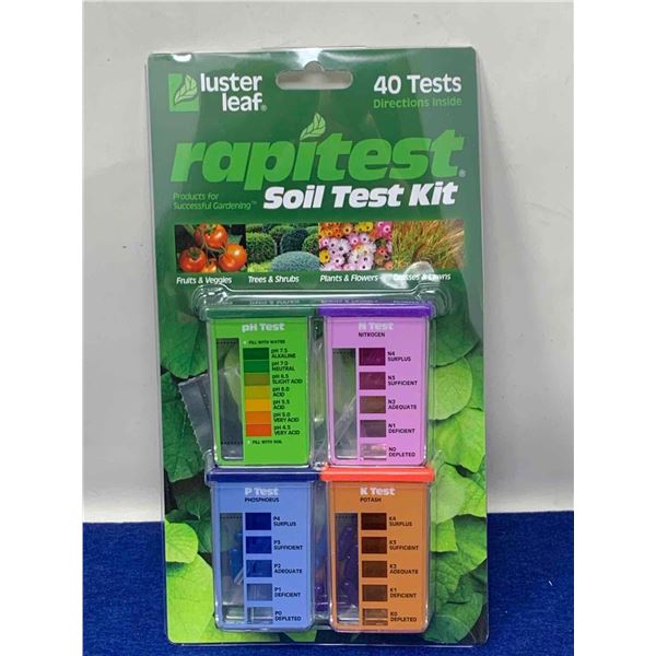 Luster Leaf Rapitest Soil Test Kit (40 Tests)