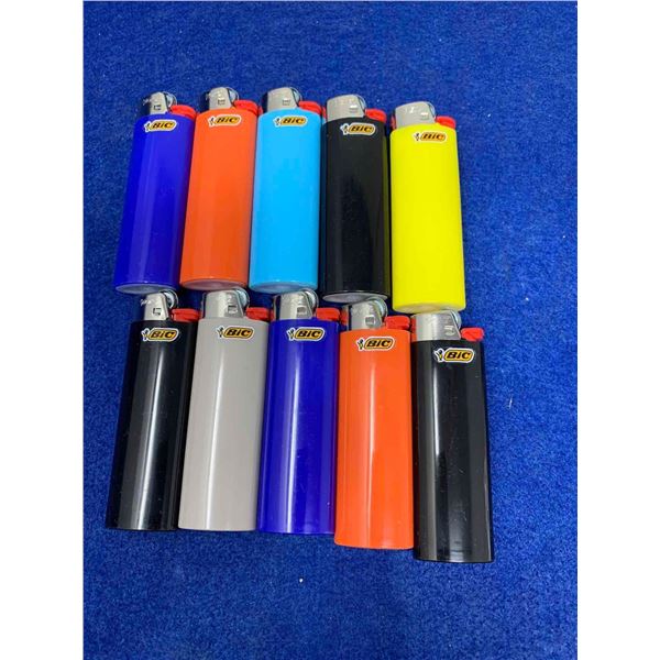 Lot of 10 BiC Lighters