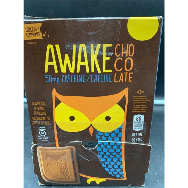 Awake Chocolate Caffeine Bars (50 x 15g)
