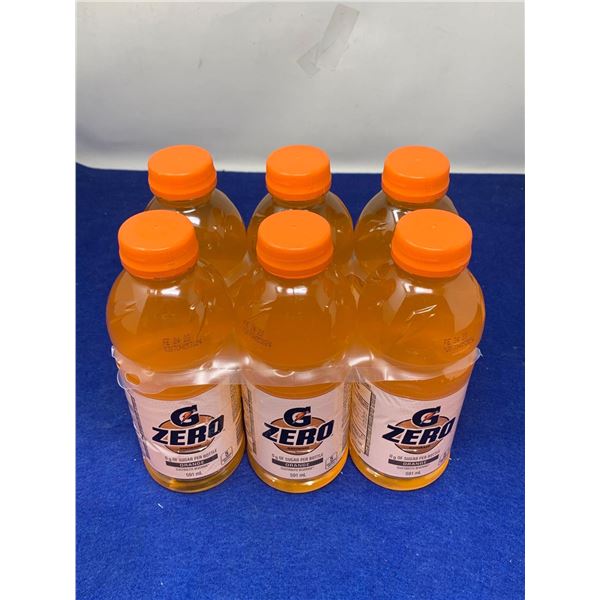 G Zero Orange Sugar Free Electrolyte Beverage (6 x 591ml)
