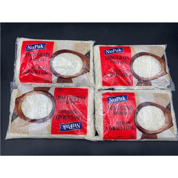 Nu Pak Long Grain White Rice (4 x 900g)