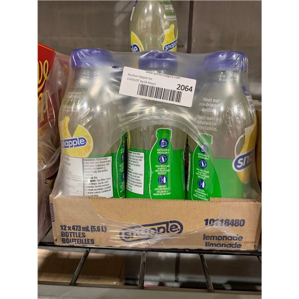 CASE LOT- Snapple Lemonade 12 x 473ml