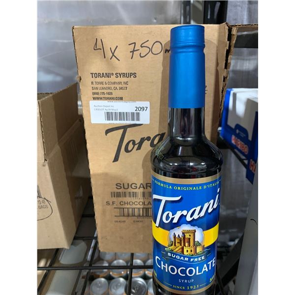CASE LOT- Torani Chocolate Syrup 4 x 750ml