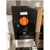 Image 1 : CASE LOT- Deco Lite Orange Dinner Candles 20 Count
