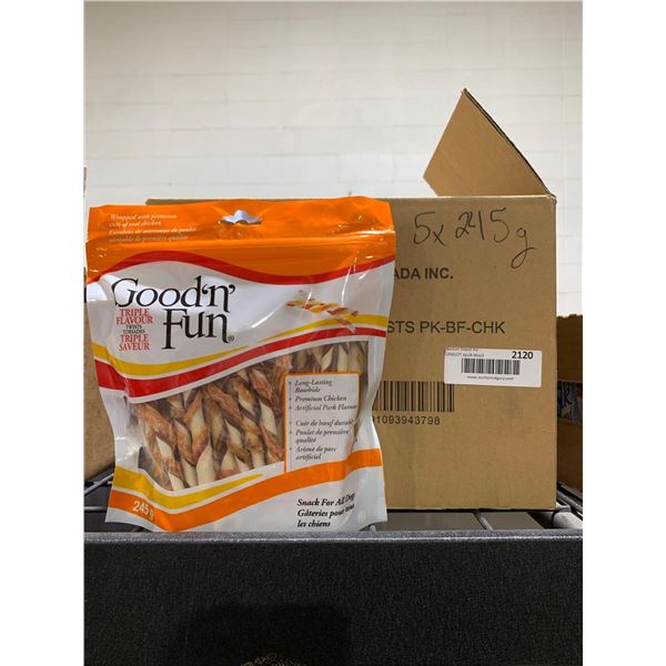 CASE LOT Good N' Fun Triple Twists 5 x 245g