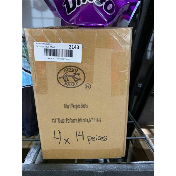 CASE LOT- Dingo Mini Bones Dog Treats  4x14pc