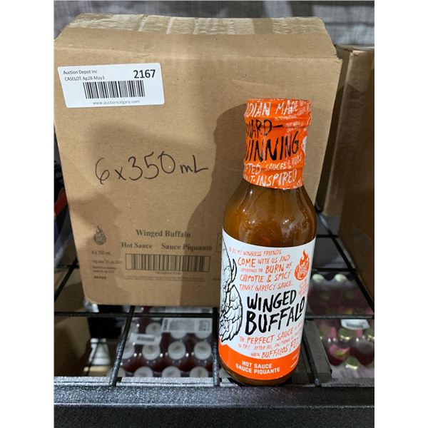 CASE LOT Winged Buffalo Hot Sauce 6x350ml