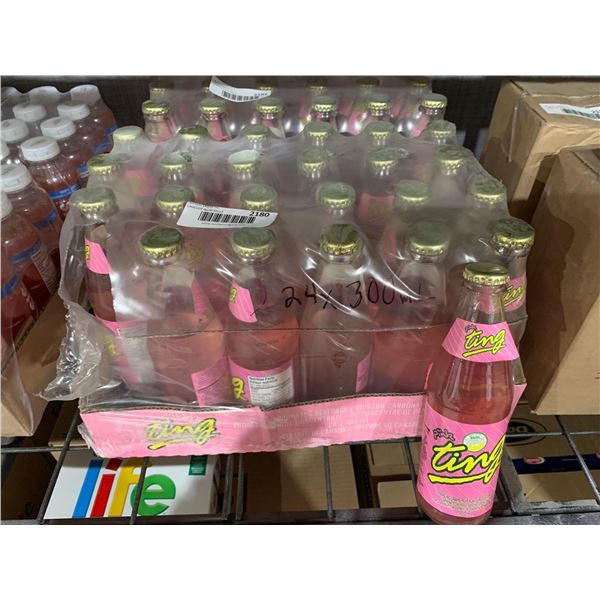 CASE LOT Pink Ting Sparkling Grapefruit Flavor 24 x 300ml