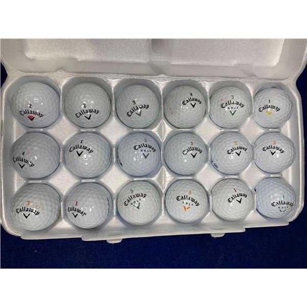 Lot of 18 Assorted Used Callaway Golf Balls