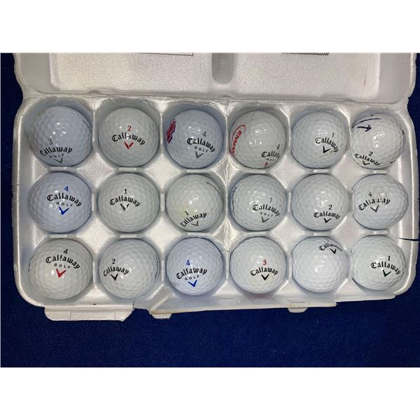 Lot of 18 Assorted Used Callaway Golf Balls