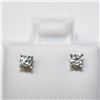 Image 1 : 14K Gold Diamond Studs .24 carat (I1, F-G) Solitaire Earrings Made in Canada -Appraised Value $1130.