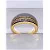 Image 1 : James Allen Styled Bezel Set Multi Stone Wedding Band