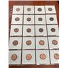Image 1 : Full Display Sheet of Canada Vintage 1970's Pennies ( LOT OF 20)