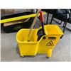 Image 2 : Rubbermaid Commercial Tandem Bucket and Wringer Combo w/ Mop