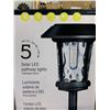 Image 1 : Solar LED Pathway Lights Vintage Style Set of 5