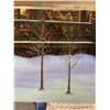 Image 3 : 2 Flocked Trees w/ 296 warm white LED Lights