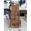 Image 1 : Melino Wooden Folding Chair See Pic for 1 Cracked Slat