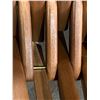 Image 2 : Melino Wooden Folding Chair See Pic for 1 Cracked Slat
