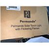 Image 6 : Permande Solar Torch Light w/ Flickering Flames Set of 6