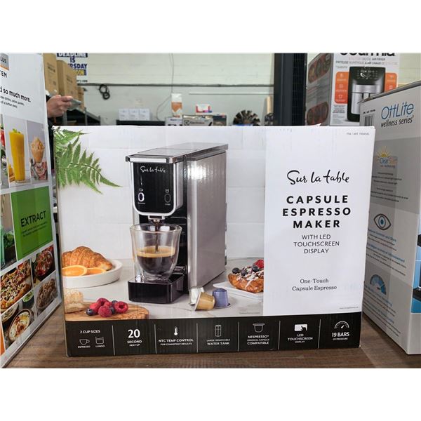 Sur La Table Capsule Espresso Maker with LED Touchscreen Display