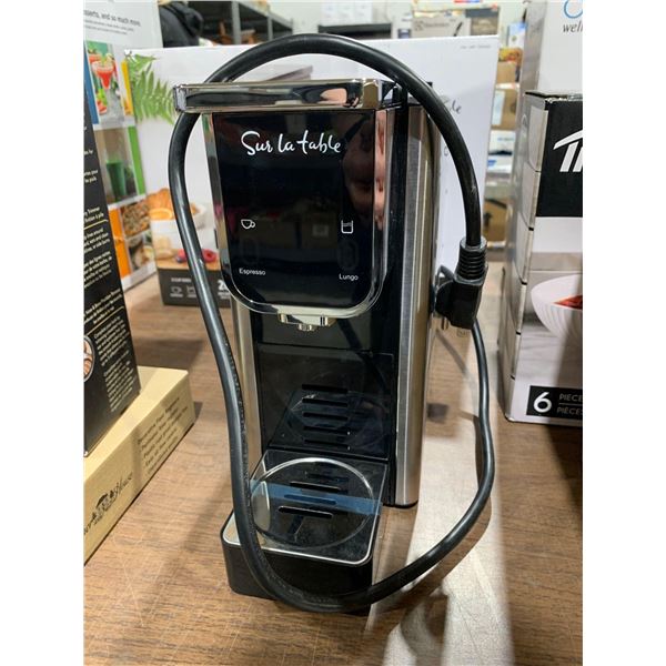 Sur La Table Capsule Espresso Maker with LED Touchscreen Display OUT of Box