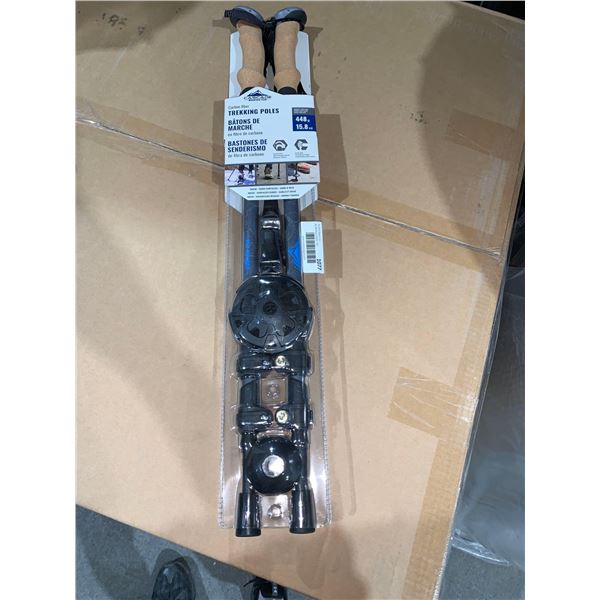 Cascade Carbon Fiber Trekking Poles 15.8oz per Pair