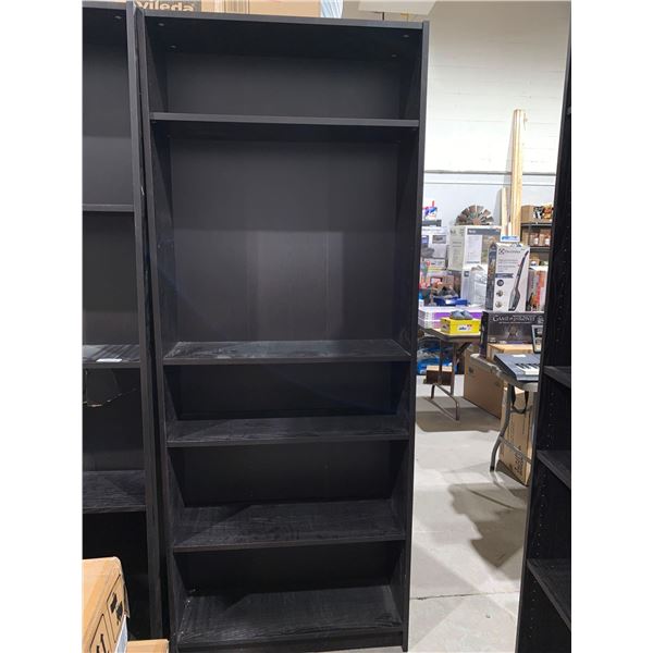 BILLY Bookcase, black-brown, 80x28x202 cm (31 1/2x11x79 1/2 ")