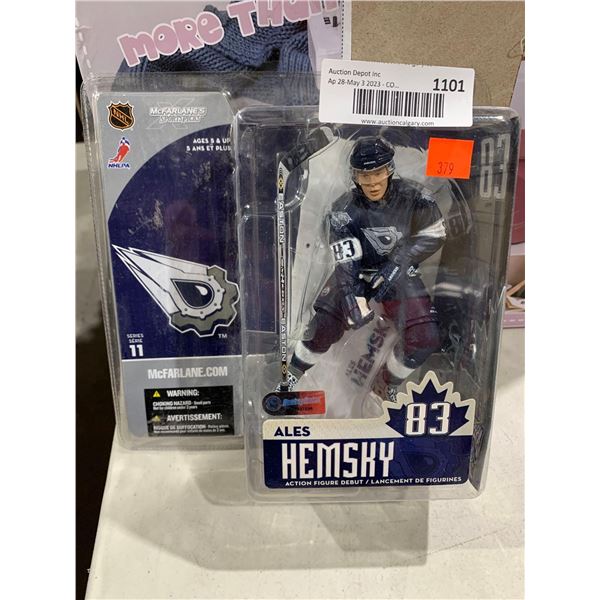 McFarland Toys NHL Ales Hemsky Action Figure Debut