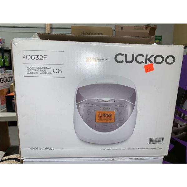 Cuckoo 6-cup Multifunctional Micom Rice Cooker and Warmer
