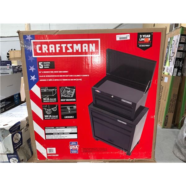 Craftsman 26" 5 Drawer Tool Chest & Cabinet