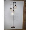 Image 2 : Bridgeport Designs Floor Lamp Black Finish 4 way Switch