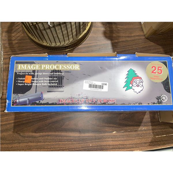 Image Processor Projects on Wall, garage door & Buildings 25 Seasonal Slides included