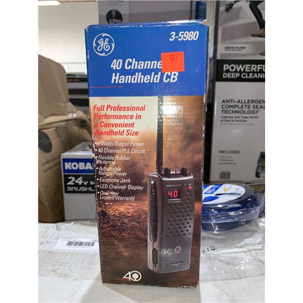 GE 40CHannel Handheld CB 3-5980