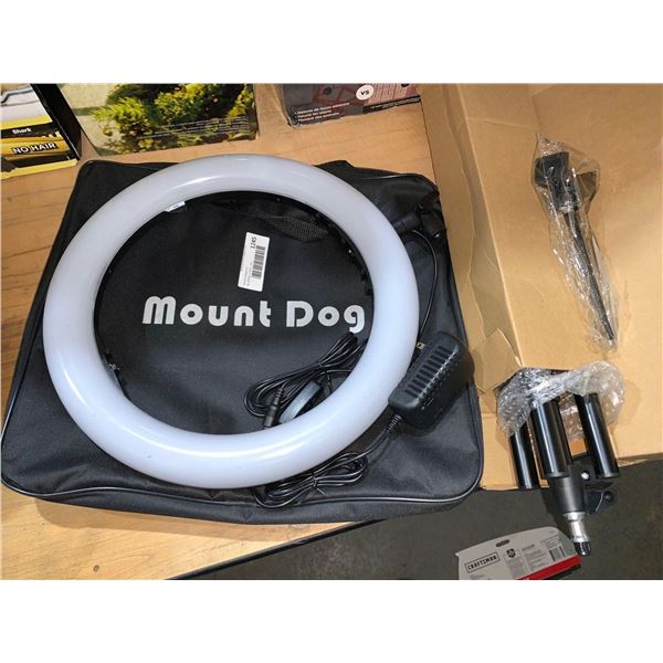 MOUNTDOG 18? 55W Bluetooth LED Ring Light Kit with stand