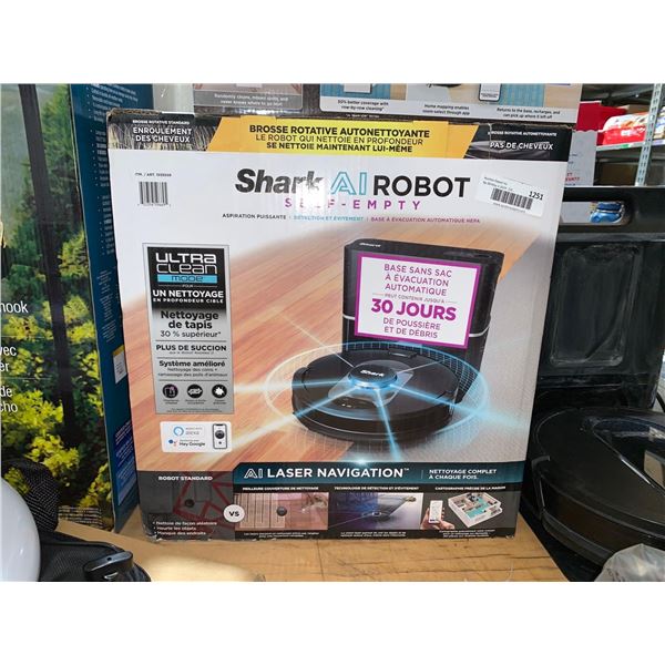 Shark AI  Robot Vacuum With Self Empty Docking Station