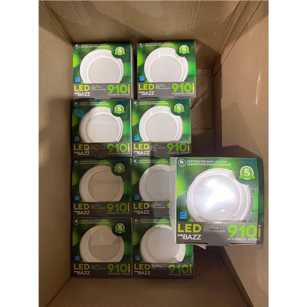 Bazz LED 910i Integrated Pot Light Kit - Lot of 8