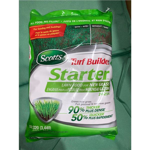 Scotts Turf Builder Starter Lawn Food- covers 320 Sq Meters 10.3 Lbs
