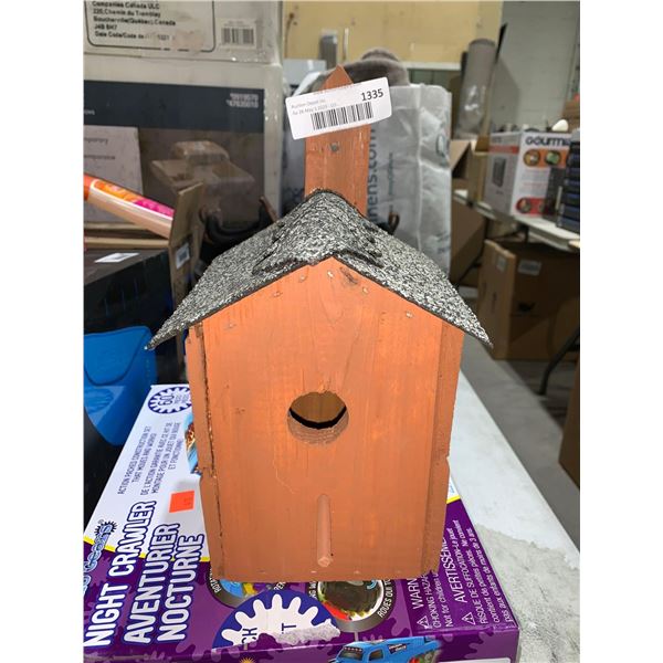 Locally Hand Crafted Solid Wood, Shingles Bird House