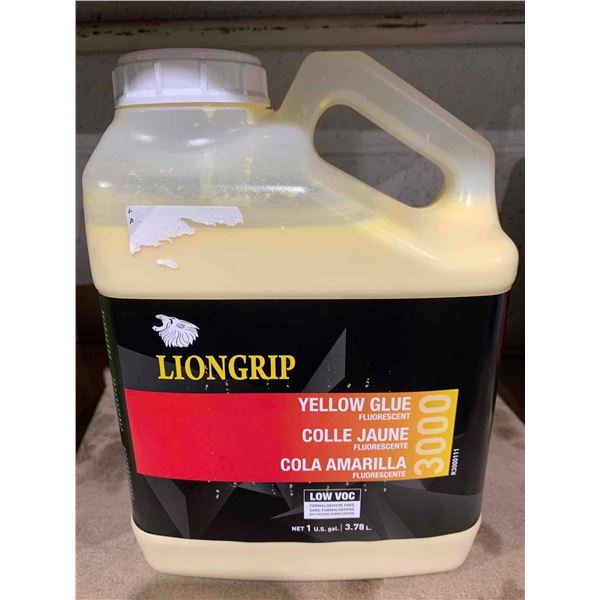 Liongrip Yellow Glue Fluorescent 3000 3.79L