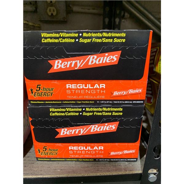 5-Hour Energy Regular Strength Berry Flavor 2x(12x57ml)
